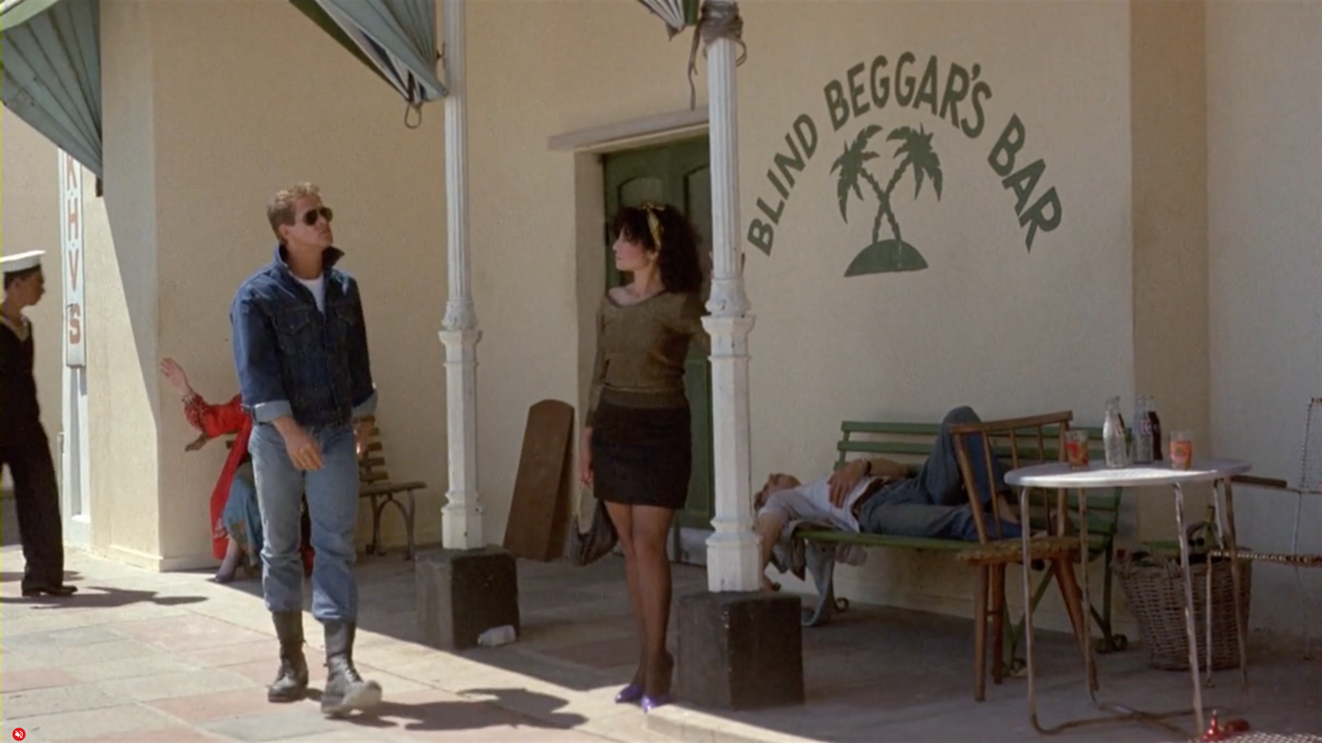 American Ninja 2 Blind Beggars Bar Mug - Inspired by the classic 1987 movie